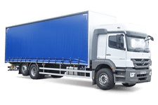 Car Hire Liverpool - 26 Tonne Curtain Side Lorry - Truck hire Liverpool